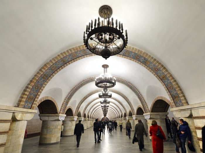 Take a look inside Kiev's astonishing Soviet-era metro system, home to the deepest subway station in the entire world