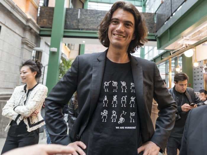 A former WeWork executive who made $300,000 and is now suing describes strange cult-like culture, including endless flows of alcohol at mandatory sleepover camp for employees and the CEO's children on his lap during an all-hands meeting