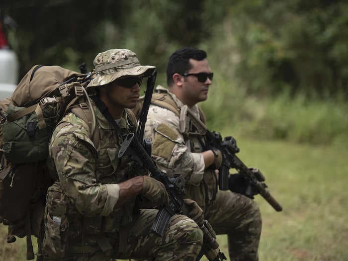 US Army Green Berets invited US airmen to train at the Marine Corps' jungle-warfare center - here's what they put them through