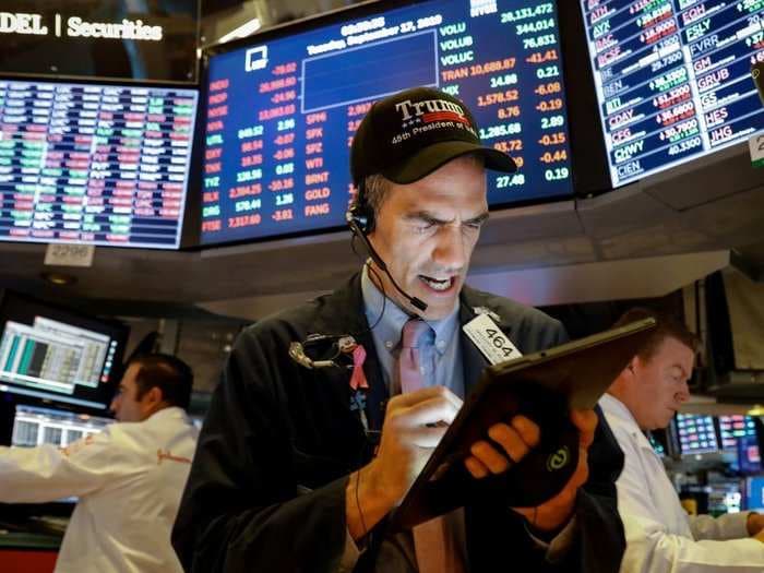 Stocks tumble as political and trade tensions unnerve traders