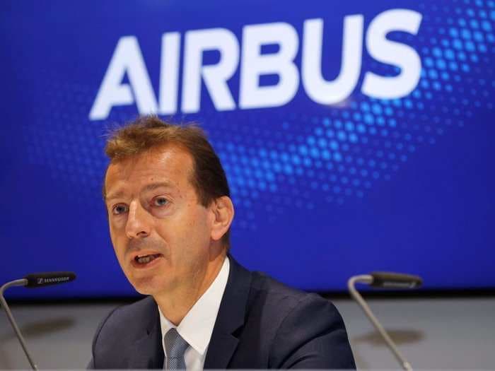 The CEO of Airbus warns that Trump's trade war with Europe is a 'lose-lose game' for both sides