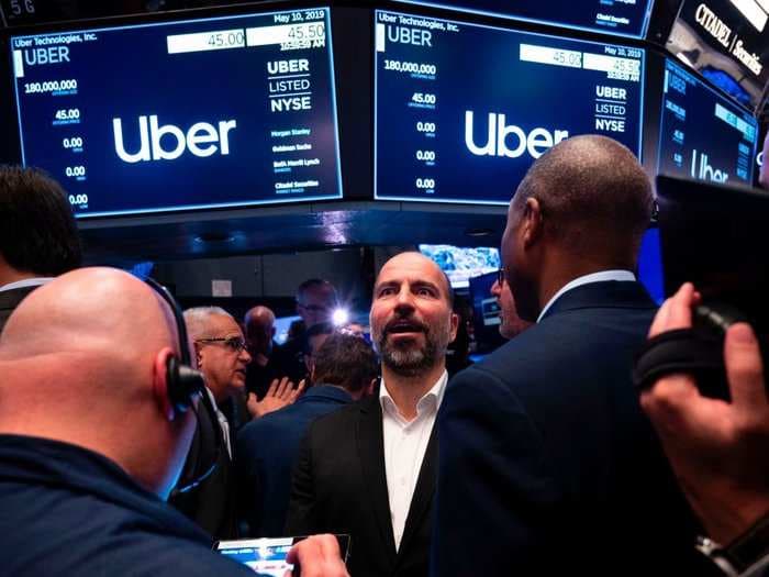 Uber's market value slips below GM's for the first time since its IPO