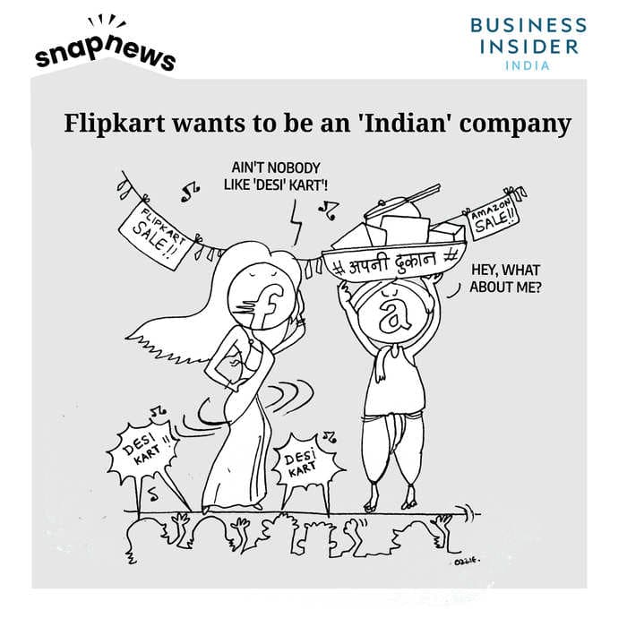 Flipkart wants to be an ‘Indian’ company even though Walmart owns it