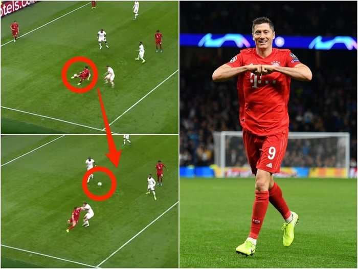 A magical 'rainbow flick,' 2 goals, and a world class display: Robert Lewandowski shines as Bayern humiliates Tottenham