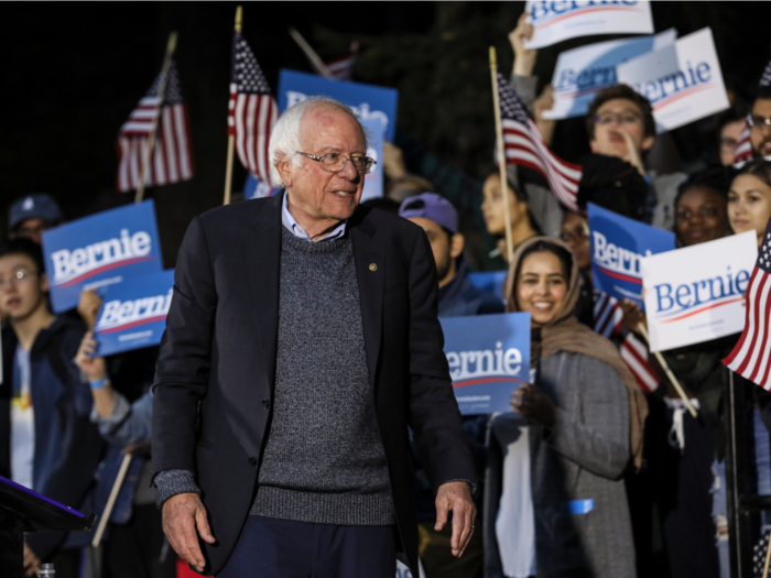 Bernie Sanders was hospitalized with chest discomfort and has cancelled all 2020 campaign events until further notice