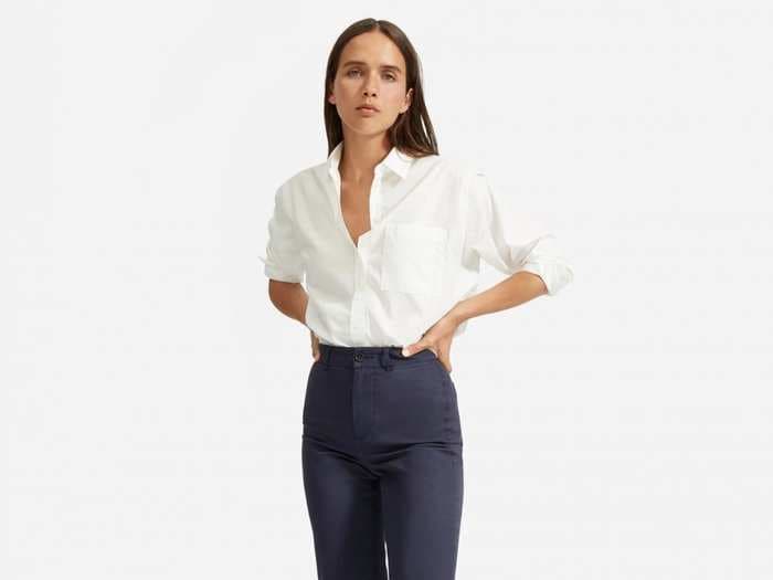 This $60 cotton shirt from Everlane is the perfect oversized button-up