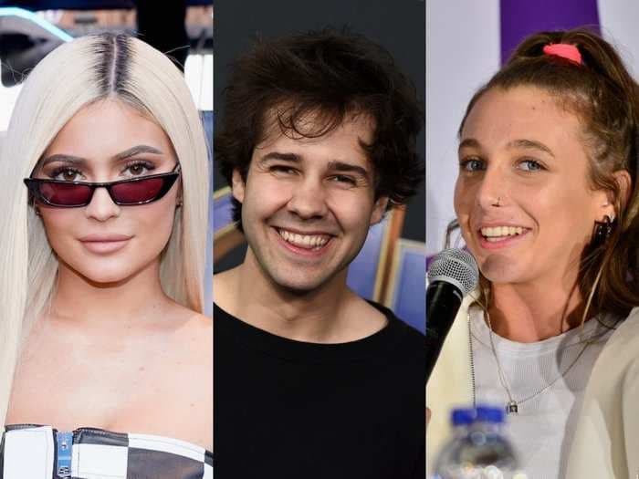 From David Dobrik to The Rock, these are teens' favorite people to follow on YouTube, Instagram, and Twitter