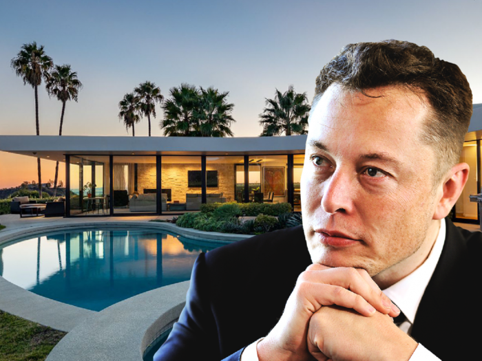 Elon Musk, who claims he's low on cash, recently sold his LA mansion for nearly $4 million - and that was just one of several properties he owns in the area. Take a look inside his real-estate portfolio.