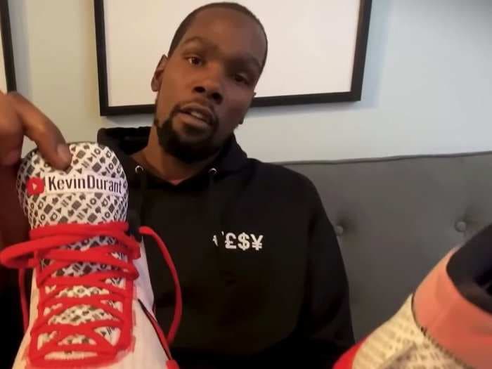 Kevin Durant and Nike have teamed up to launch a new pair of sneakers that pays tribute to YouTube