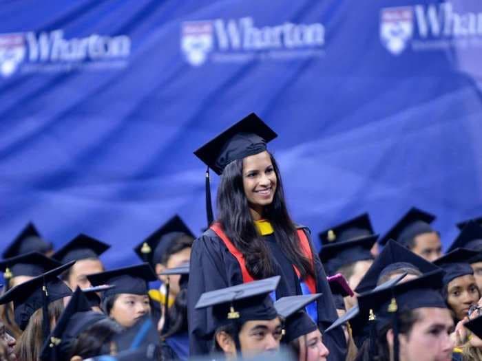 Here are the 62 companies that have hired nearly all of Wharton's class of 2019