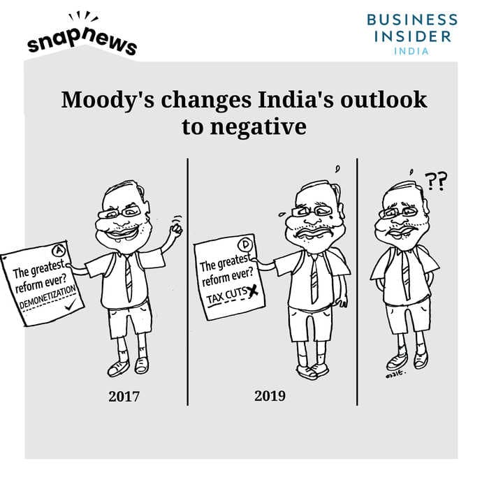 Upgrade post demonetisation, downgrade post tax cuts⁠— Moody's mood swings expose the economist’s inertia