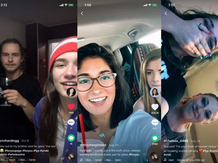 Teens are using TikTok as a new way to come out to friends and family, and it shows how vital the app is becoming to Gen Z's LGBTQ community