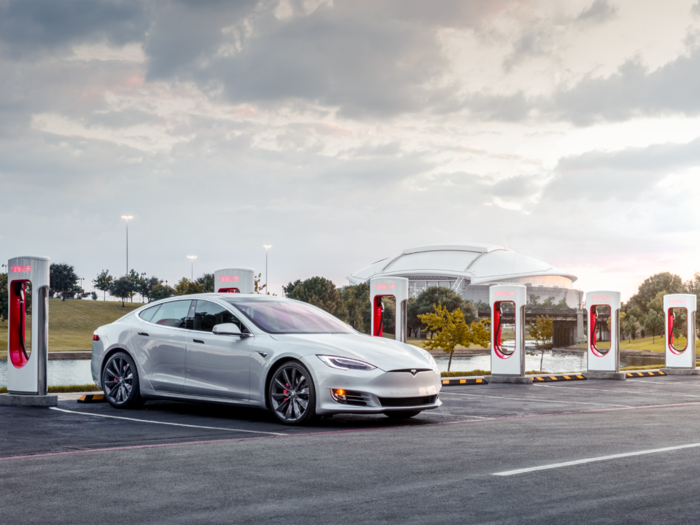A Tesla Supercharger station caught fire at a Wawa in New Jersey