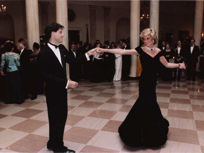 The iconic dress Princess Diana wore to a White House dinner in 1985 is hitting the auction, and it's expected to go for as much as $450,000