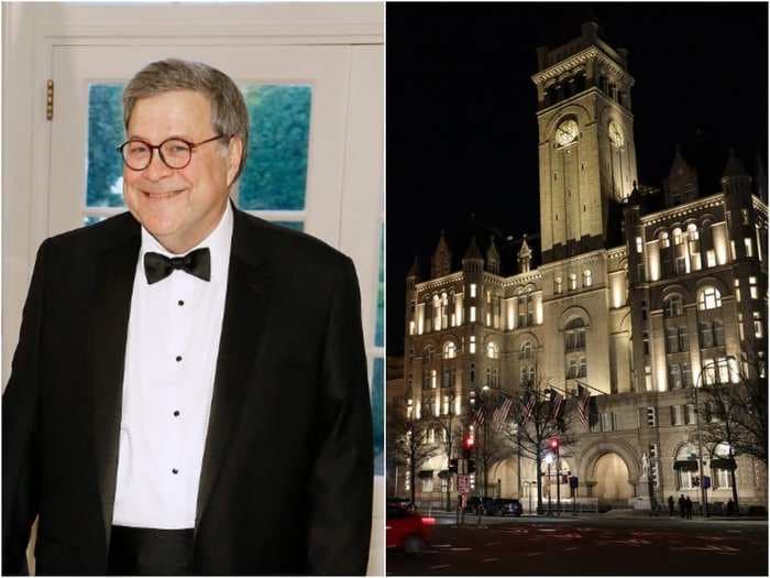 Attorney General Barr rescheduled his controversial holiday party at Trump's DC hotel, and now it's a secret when it is