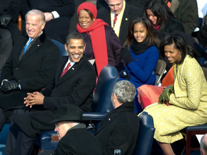 Photos show Michelle Obama and George W. Bush's enduring friendship, built on wisecracks and cough drops