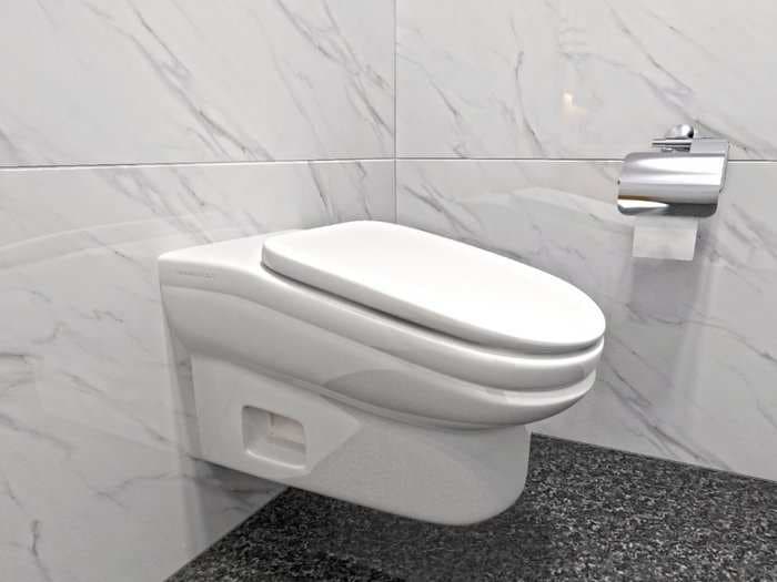 This slanted toilet was designed to increase productivity and decrease smartphone use by making it painful to sit on for more than 5 minutes, and people are reacting with horror