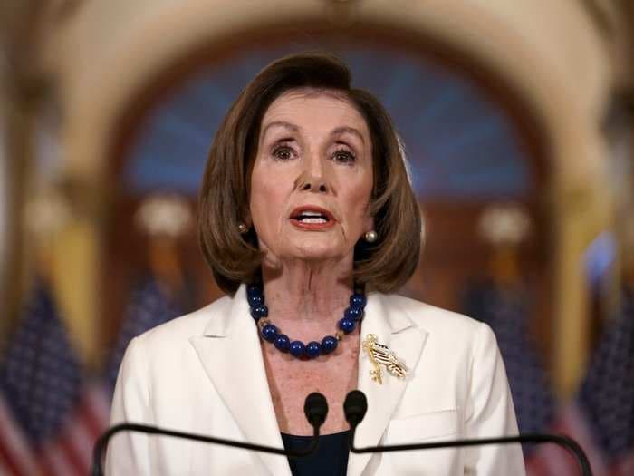 'He gives us no choice': House Speaker Nancy Pelosi makes a historic speech as Congress stands on the brink of impeaching Trump