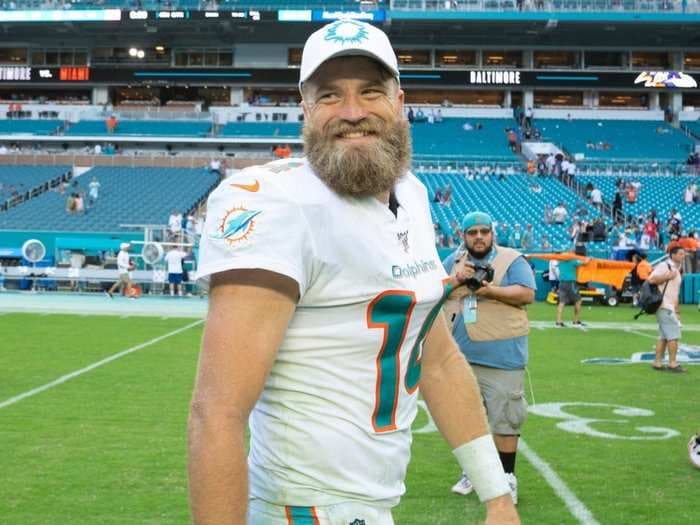 Over 35,000 people have signed a petition to honor Dolphins QB Ryan Fitzpatrick at the Chiefs game after he helped upset the Patriots in the last game of the season