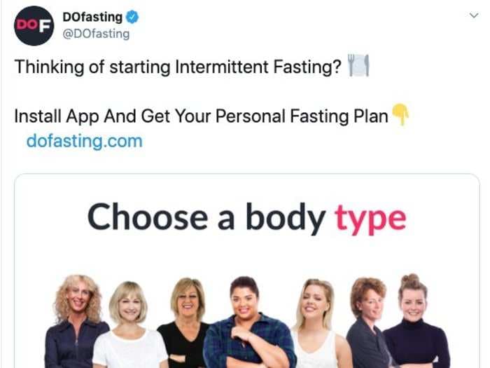 An app for intermittent fasting is getting roasted by critics who say it promotes body shaming and eating disorders