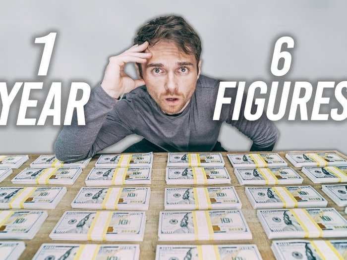 A personal-finance influencer who quit his day job for YouTube made over $100,000 in his first year