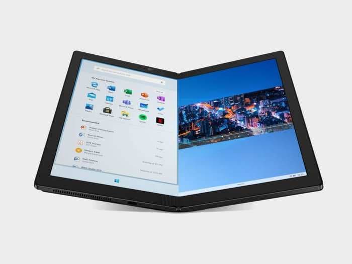 Lenovo will have the first laptop with a foldable display this summer - and it will cost a whopping $2,499.99