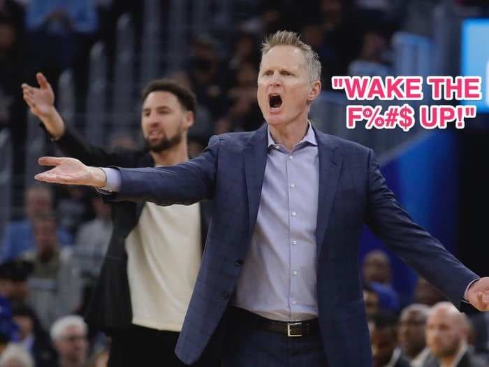 Golden State's frustrations from its abysmal season came to a head as Steve Kerr got ejected for telling refs to 'wake the f--- up'