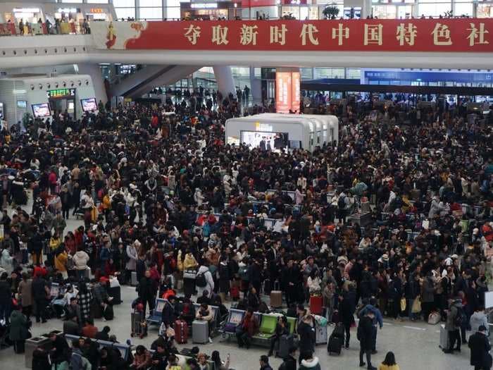 People in China will make 3 billion trips in the next 40 days to celebrate Lunar New Year, the world's largest annual human migration