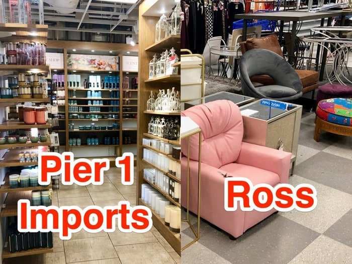 We compared Ross and the struggling Pier 1 Imports and saw why the messier store is actually better to shop for home goods