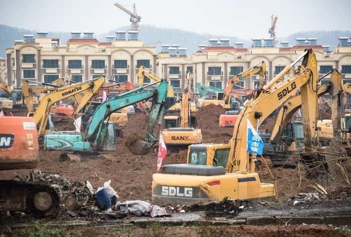 Fighting Wuhan Coronavirus: Pictures show how China built a 1000-bed hospital in 10 days