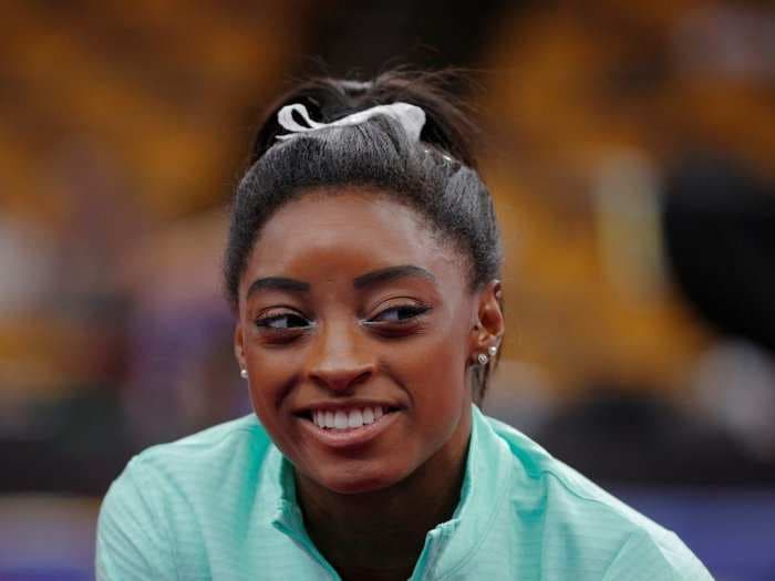 Simone Biles' new vault has never been attempted by a woman in international competition - and it looks she'll use it at the Tokyo Olympics