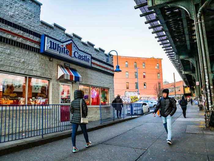 I dined alone at White Castle for Valentine's Day, and saw why it's the most popular event in the country on the holiday