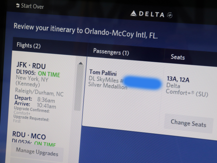 I flew first class on Delta from Orlando to New York and found it wasn't anywhere close to worth the extra cost