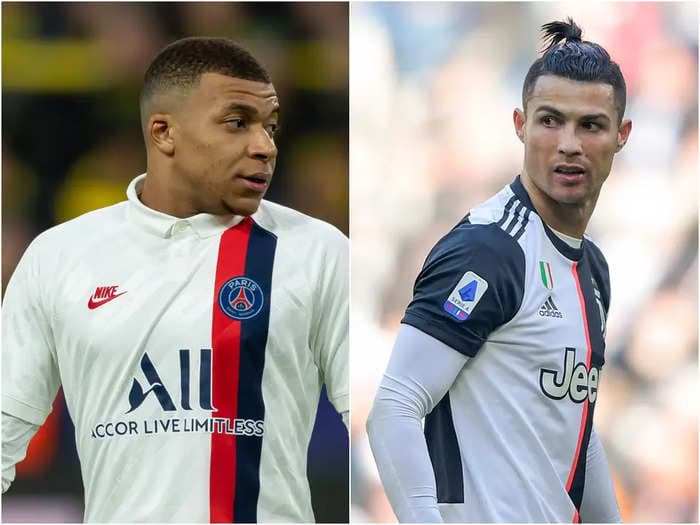 Kylian Mbappe said he's inspired by Cristiano Ronaldo because it's 'too late' for him to be like Lionel Messi