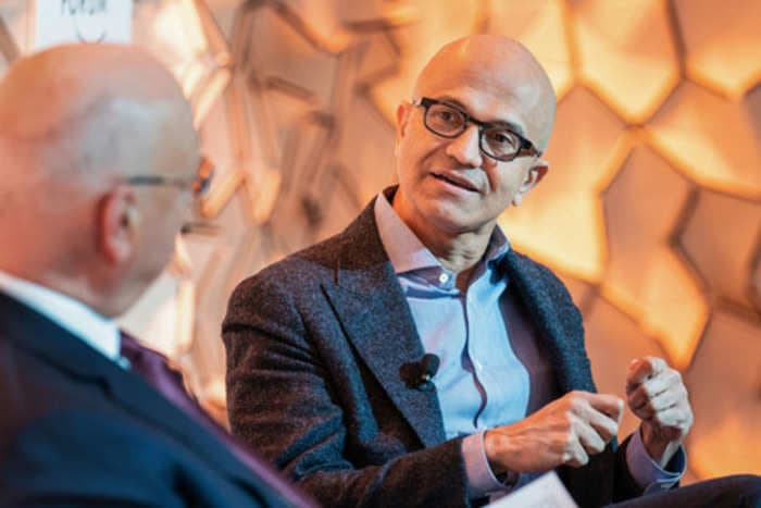 Watch: Microsoft top boss Satya Nadella's conversation with Mukesh Ambani, Asia's richest man