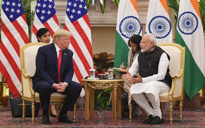 Narendra Modi and President Donald Trump announce 'comprehensive global strategic partnership' in a joint conference