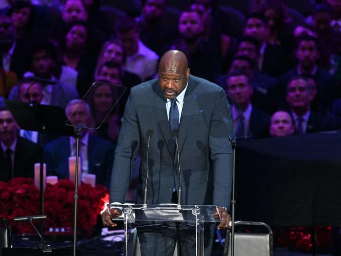 Shaquille O'Neal shared Kobe Bryant's hilarious response to being told 'There's no I in team' after Lakers teammates complained he didn't pass enough