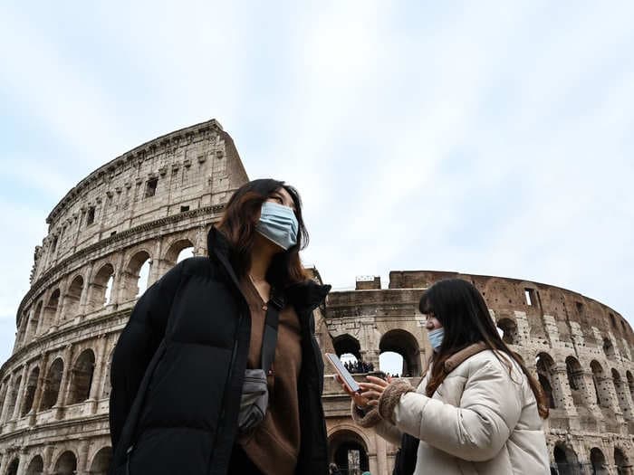 More people are being diagnosed with coronavirus outside China than in - another indication that the virus is nearing pandemic status