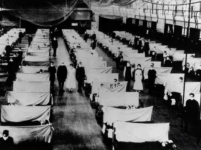 Photos show how the 1918 flu pandemic brought the world to its knees