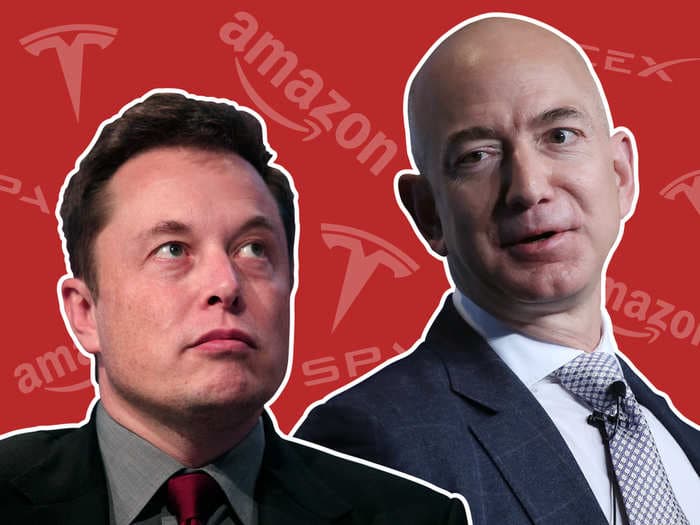 Jeff Bezos and Elon Musk have feuded for over a decade about space travel. Here are 9 rivalries between some of the world's biggest tech CEOs.