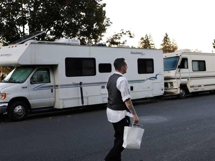 San Francisco will temporarily house members of its homeless population who are infected with the coronavirus in RVs for self-quarantines