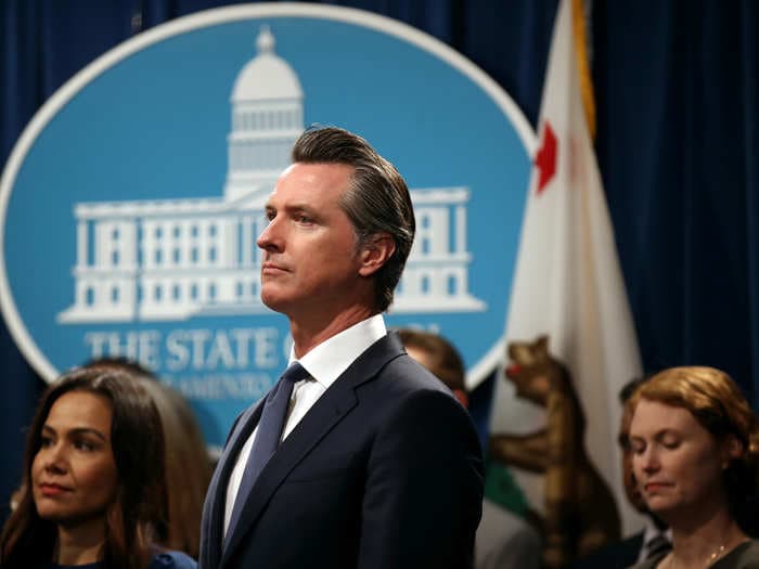 California governor says 'I don't think the schools are going to open again'