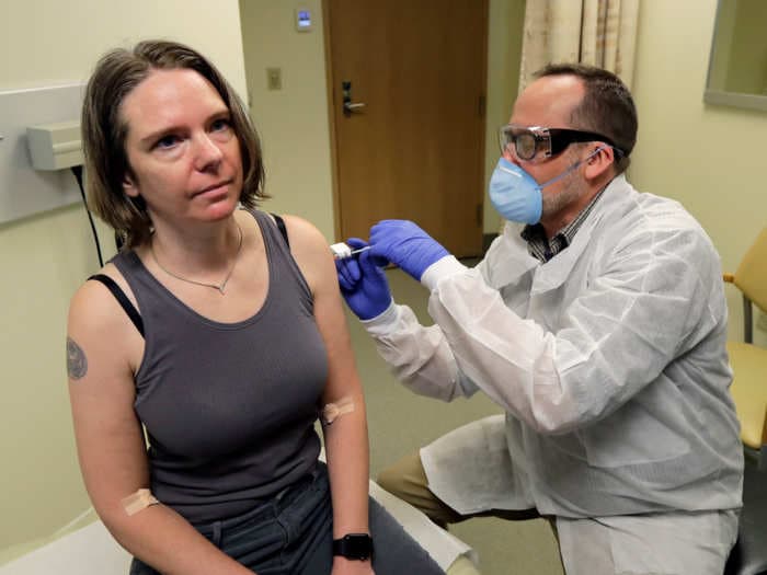 Volunteer for the first coronavirus vaccine trial says he signed up to 'make this end as quickly as possible for the rest of the world'