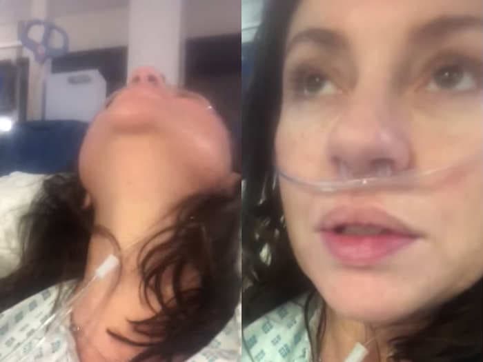 A 39-year-old coronavirus patient, who can now hardly breathe, posted a stark video from the ICU to warn people who think it won't happen to them