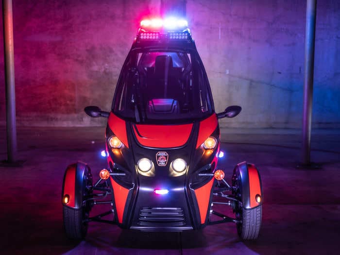 An Oregon fire department is testing an electric 3-wheel vehicle for emergency response - take a look at the Rapid Responder