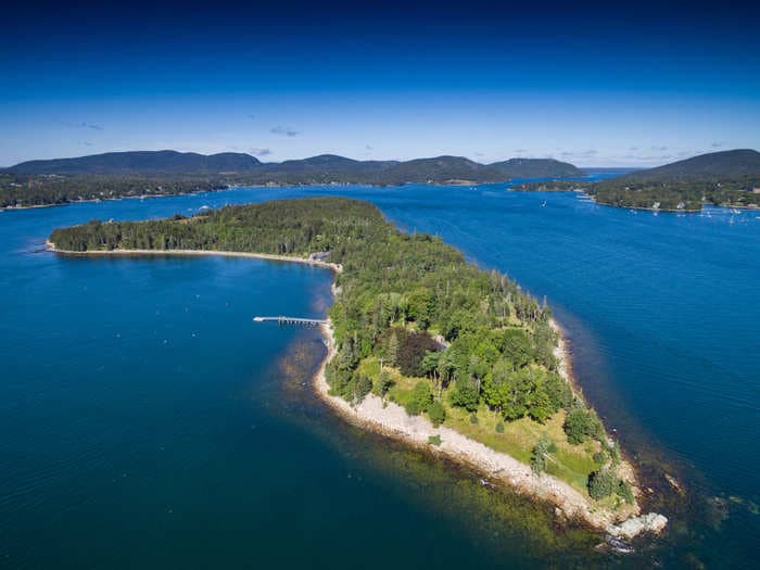 A nearly 120-year-old cottage located on an island off the coast of Maine is on the market for nearly $6 million