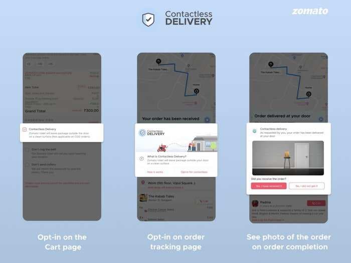 How to order food during coronavirus lockdown using Zomato contactless delivery