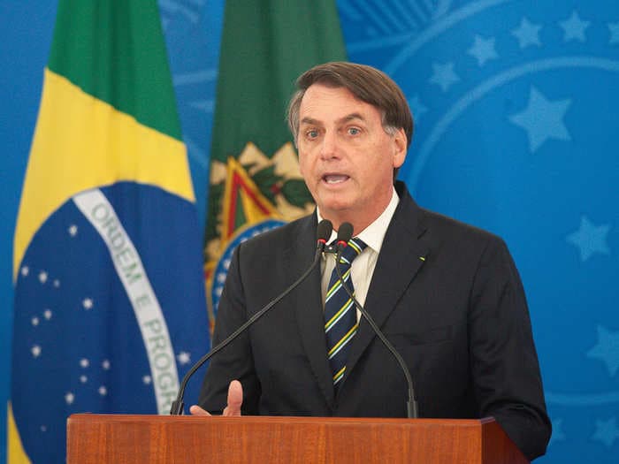 Facebook and Twitter blocked videos from Brazilian president Jair Bolsonaro for coronavirus misinformation