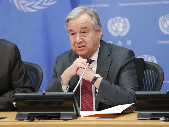 UN secretary general called the coronavirus 'the most challenging crisis we have faced since the Second World War'