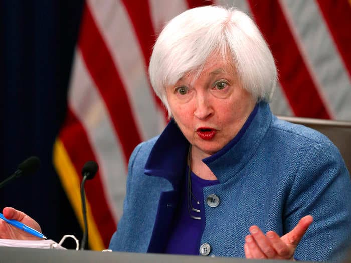 Janet Yellen warns coronavirus-hit US economy could contract 30% next quarter, says unemployment might already be 13%